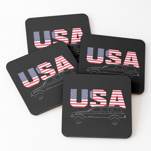 Item preview, USA Flag Cherokee XJ - Patriotic designed and sold by Off-Road-Zone.