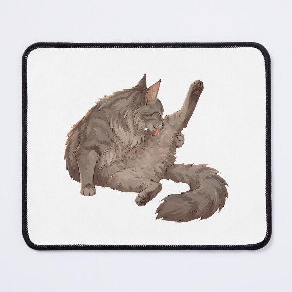 Item preview, Maine Coon Mood #03: Grooming Time designed and sold by Quiet Joy Studio.