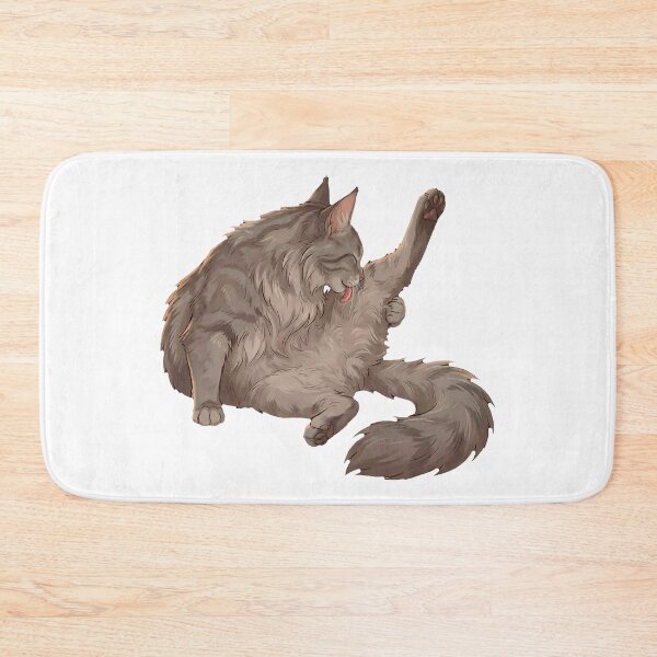 Item preview, Maine Coon Mood #03: Grooming Time designed and sold by Quiet Joy Studio.