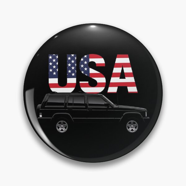 Item preview, USA Flag Cherokee XJ - With Spare Tire designed and sold by Off-Road-Zone.