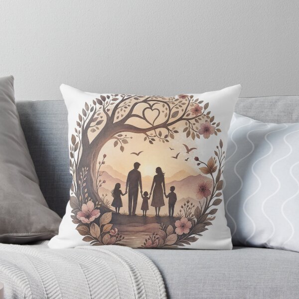 Item preview, Family Love Tree Memorial Art designed and sold by InkNovaLab.