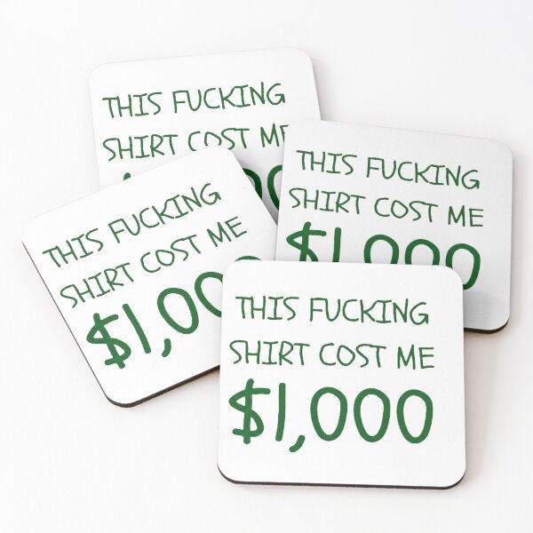 Item preview, Funny "1000 Dollars" T-Shirt, Sarcastic Meme Graphic , Expensive Joke Shirt designed and sold by Prism-Bubble.
