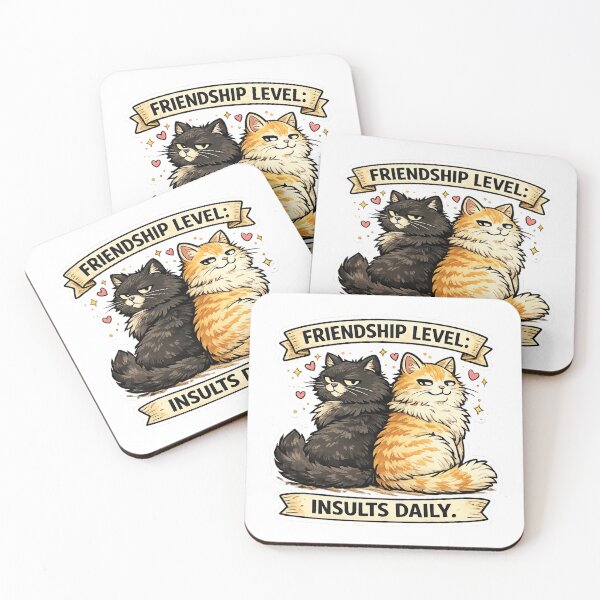 Item preview, Funny Best Friend Gift Sarcastic Cats Insults Daily designed and sold by Gentlestate.
