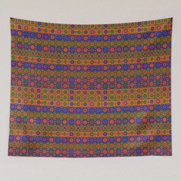 Item preview, Vibrant Thai Phrae Wa Silk Pattern - Seamless Ethnic Geometric Textile designed and sold by warayut.