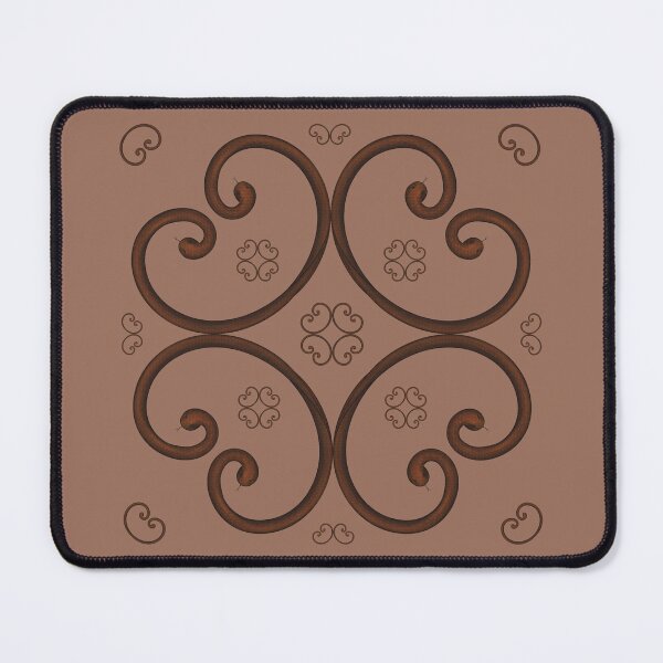 Item preview, Unusual pattern with snakes on a pale brown background designed and sold by Cherevan.