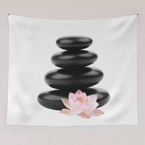 Item preview, Zen, Serenity: Stones and Lotus designed and sold by montaodujour.