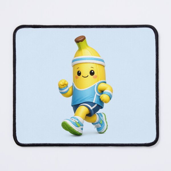 Item preview, Cute Banana Runner 3D | Fitness Fruit Jogging Character Calm Aesthetic designed and sold by Moons Studio.