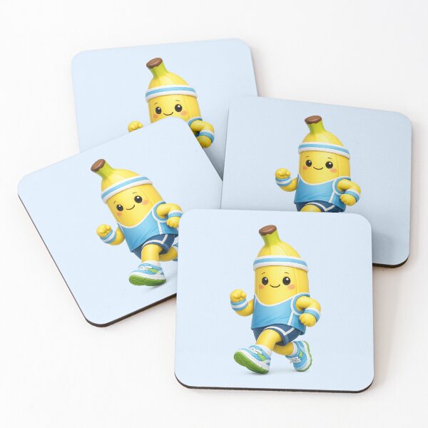 Item preview, Cute Banana Runner 3D | Fitness Fruit Jogging Character Calm Aesthetic designed and sold by Moons Studio.