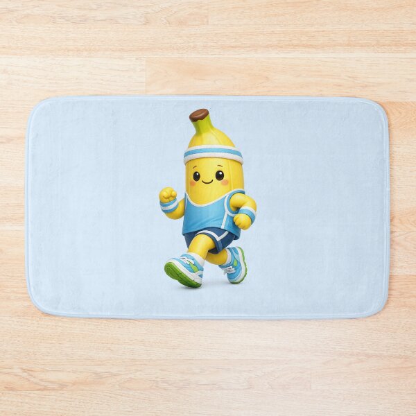Item preview, Cute Banana Runner 3D | Fitness Fruit Jogging Character Calm Aesthetic designed and sold by Moons Studio.