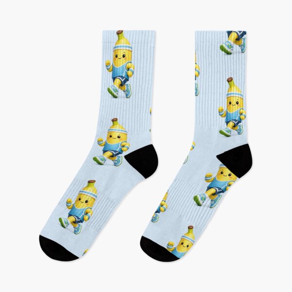 Item preview, Cute Banana Runner 3D | Fitness Fruit Jogging Character Calm Aesthetic designed and sold by Moons Studio.