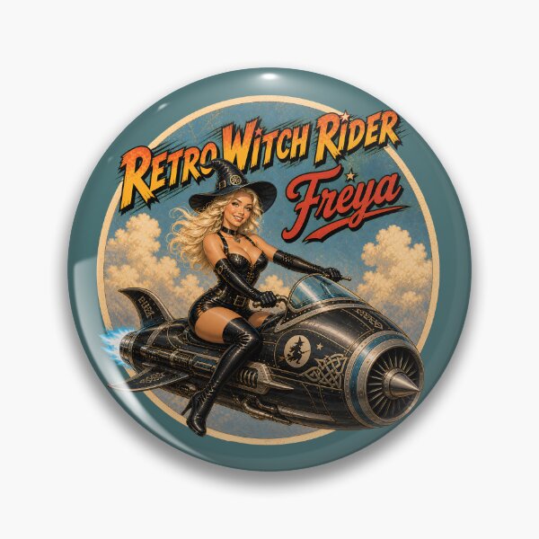 Item preview, Pinup Witch Freya designed and sold by NEOCHRONOS.