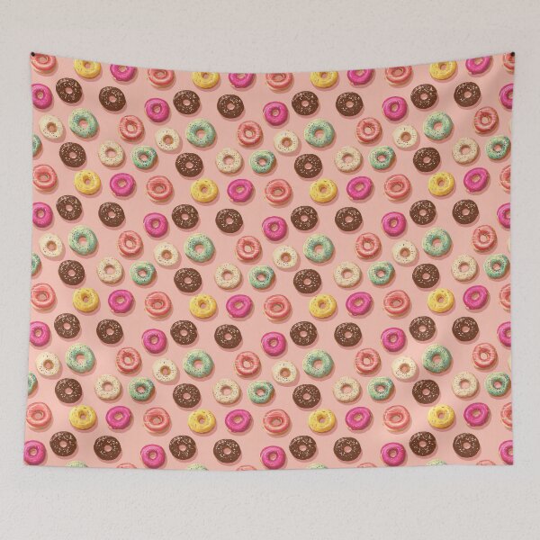 Item preview, Colorful Donut Sprinkles Sweet Dessert Pattern designed and sold by NicolasGlowArt.