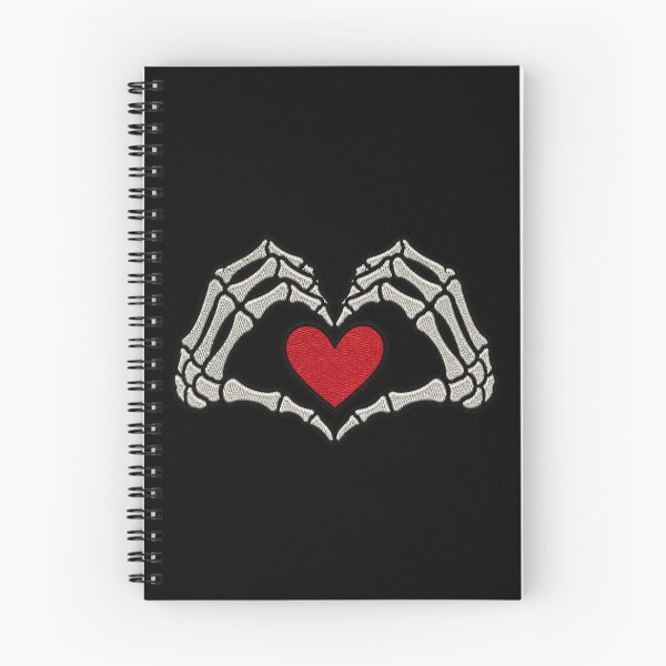 Item preview, Skeleton Hands Heart – Gothic Love Minimal Design designed and sold by ColorSplash123.