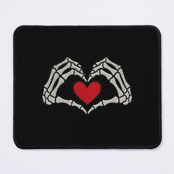 Item preview, Skeleton Hands Heart – Gothic Love Minimal Design designed and sold by ColorSplash123.
