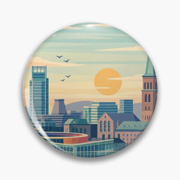 Item preview, Aarhus Denmark Travel Poster designed and sold by MatthewHeights.