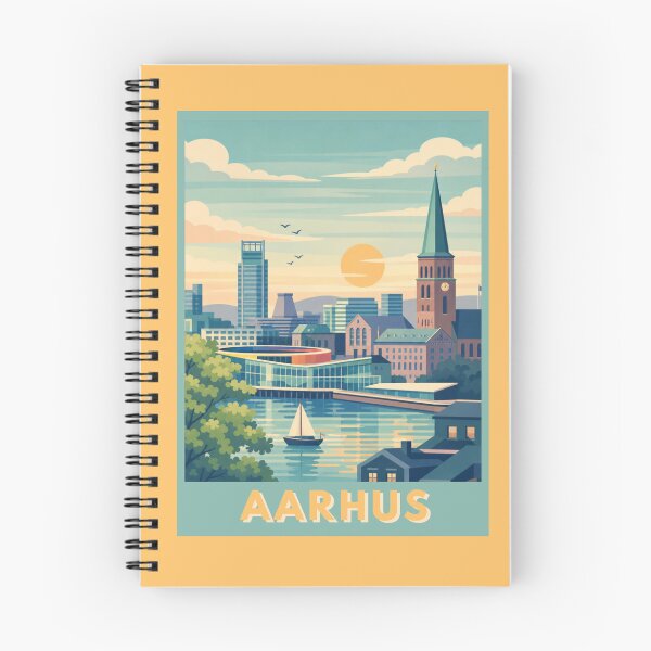 Item preview, Aarhus Denmark Travel Poster designed and sold by MatthewHeights.