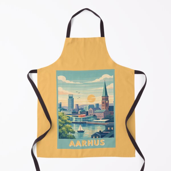 Item preview, Aarhus Denmark Travel Poster designed and sold by MatthewHeights.