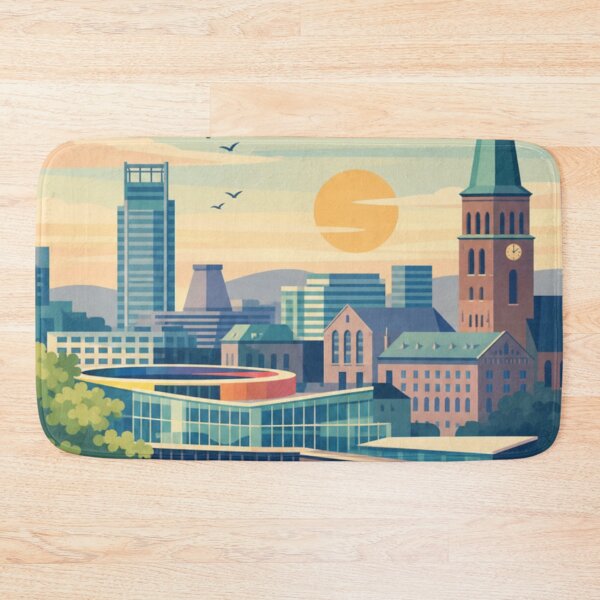 Item preview, Aarhus Denmark Travel Poster designed and sold by MatthewHeights.