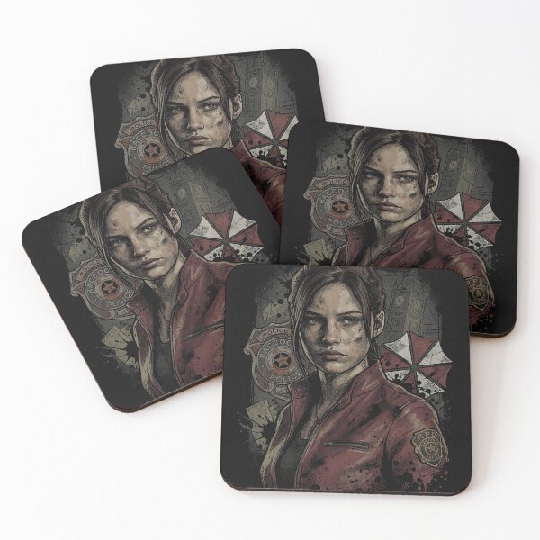 Item preview, Resident Evil Claire Redfield Raccoon Police Station Escape Portrait designed and sold by Senpaiwaves.