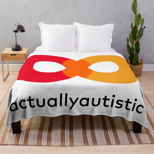 Item preview, ndvh Actually Autistic (flexible) designed and sold by Nik’s T-Shirts.