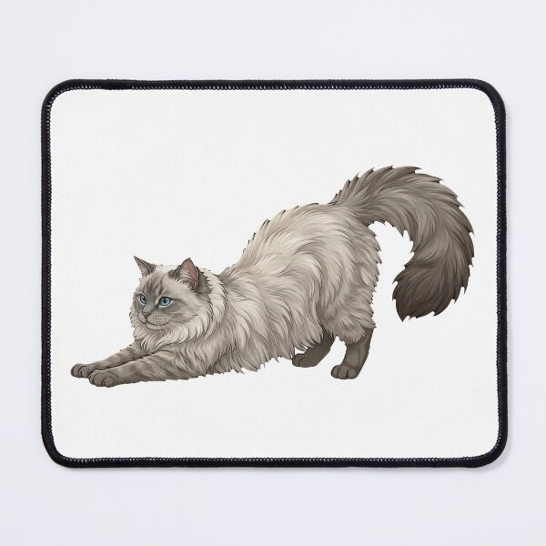 Item preview, Ragdoll Cat Mood #04: Morning Stretch designed and sold by Quiet Joy Studio.