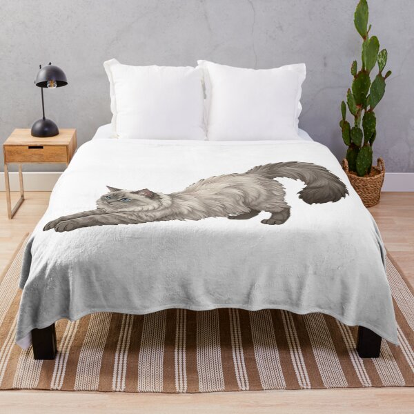 Item preview, Ragdoll Cat Mood #04: Morning Stretch designed and sold by Quiet Joy Studio.