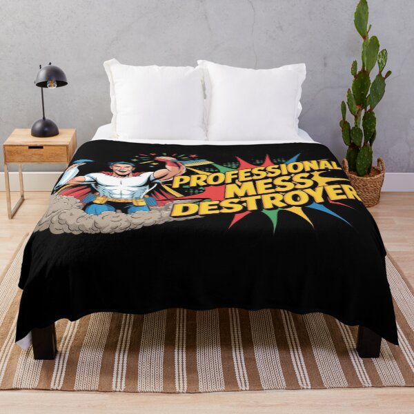 Item preview, Professional Mess Destroyer Funny Cleaner Shirt Housekeeper Humor Bold Graphic designed and sold by YourTrendyTees.