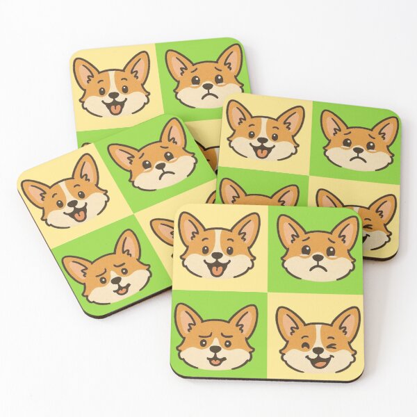 Item preview, Corgis silly, funny faces designed and sold by ArtsyLouise.