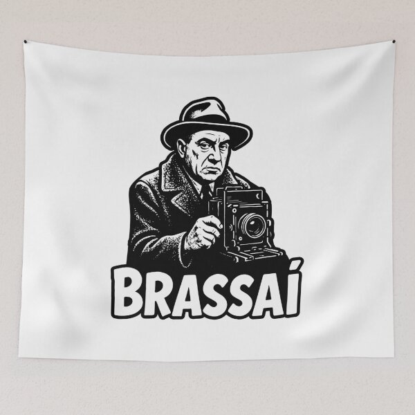 Item preview, Brassai Paris Photographer Camera Portrait designed and sold by Boogosh.