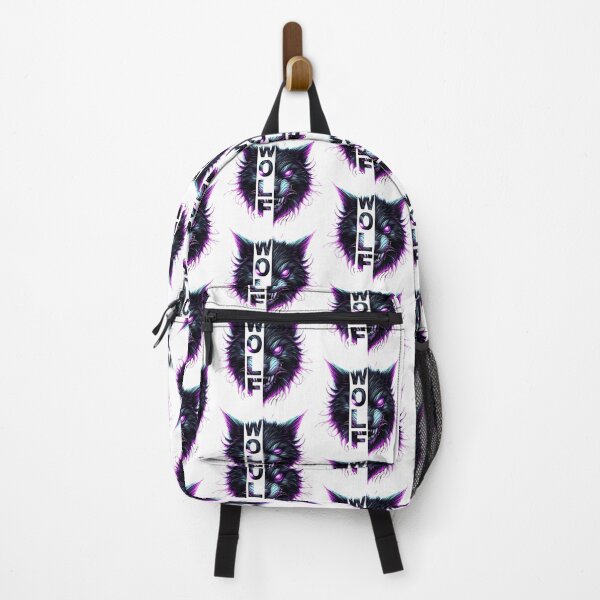 Item preview, Neon Purple Cyber Wolf Glitch Art designed and sold by unboxedbyJuls.