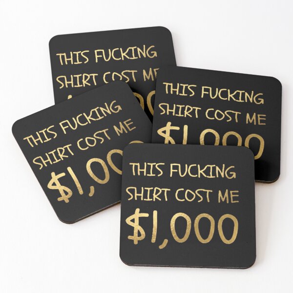 Item preview, Funny "1000 Dollars" T-Shirt, Sarcastic Meme Graphic , Expensive Joke Shirt designed and sold by Prism-Bubble.