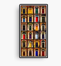 Georgian Doors of Dublin Collage #2 Canvas Print