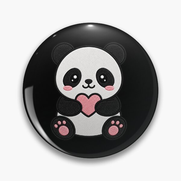 Item preview, Love Panda – Cute Kawaii Heart Bear Design designed and sold by ColorSplash123.