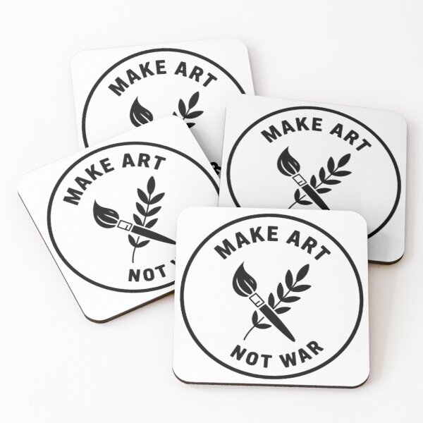 Item preview, Make Art Not War designed and sold by KinshipThings.
