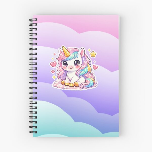 Item preview, Cute Kawaii Unicorn T-Shirt – Pastel Rainbow Magical Unicorn Cartoon Tee for Kids & Girls designed and sold by Black Signal.
