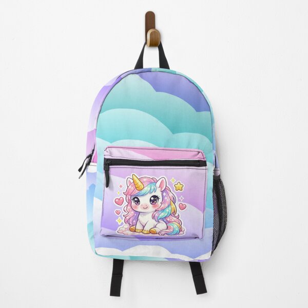 Item preview, Cute Kawaii Unicorn T-Shirt – Pastel Rainbow Magical Unicorn Cartoon Tee for Kids & Girls designed and sold by Black Signal.