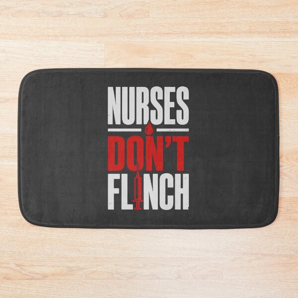 Item preview, Nurses Don't Flinch Brave RN Nurse Pride Gift Funny Nurse designed and sold by KiwyStudio.