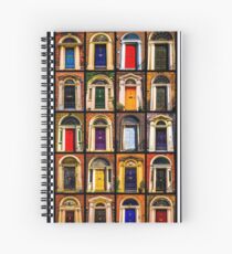 Georgian Doors of Dublin Collage #2 Spiral Notebook