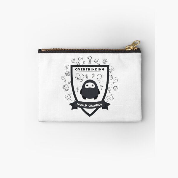 Item preview, Overthinking World Champion Funny Anxiety Introvert Design designed and sold by Chartreuse Unicorn.