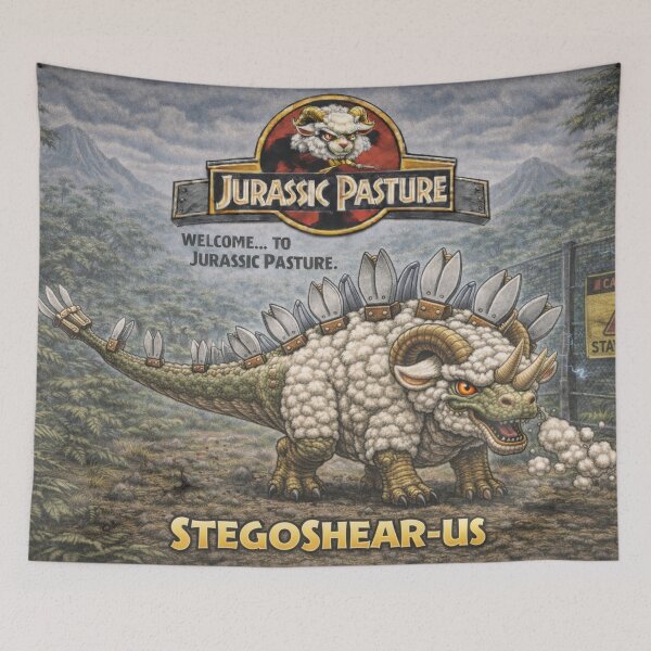 Item preview, StegoShear-us - Jurassic Pasture Wool-Plated Tank designed and sold by Thpoar.