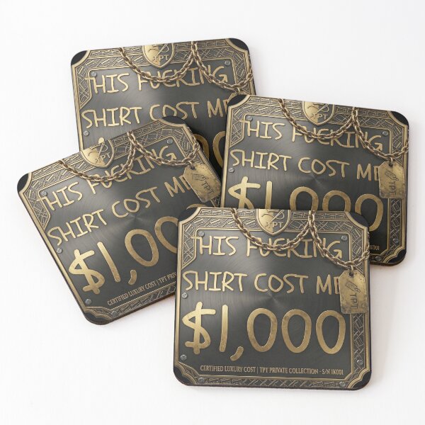 Item preview, Funny "1000 Dollars" T-Shirt, Sarcastic Meme Graphic , Expensive Joke Shirt designed and sold by Prism-Bubble.