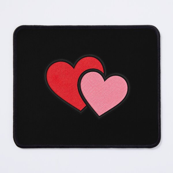 Item preview, Double Heart Love Icon – Minimal Cute Romantic Design designed and sold by ColorSplash123.