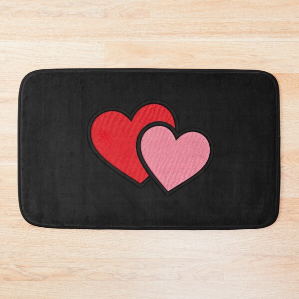 Item preview, Double Heart Love Icon – Minimal Cute Romantic Design designed and sold by ColorSplash123.