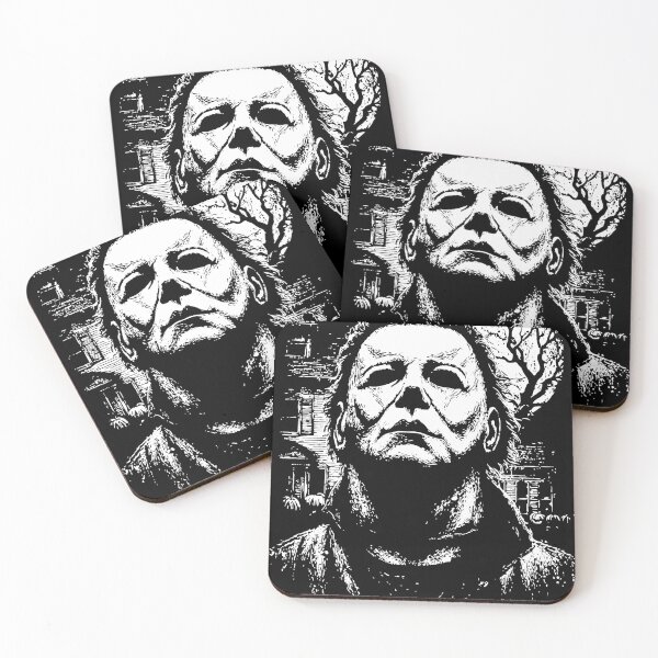 Item preview, Halloween Horror slasher movie poster of Michael Myers with moon 127sm designed and sold by 127sm.