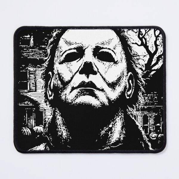 Item preview, Halloween Horror slasher movie poster of Michael Myers with moon 127sm designed and sold by 127sm.