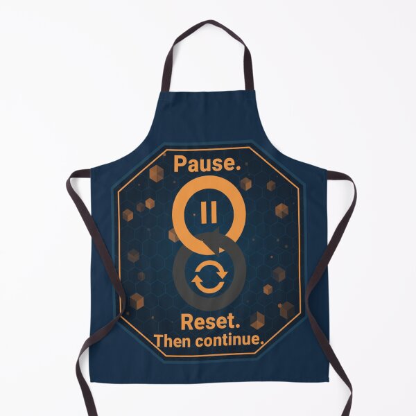 Item preview, Pause Reset Continue Productivity Motivation T-Shirt designed and sold by ArthUpscale.