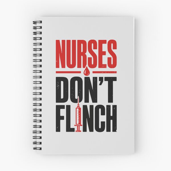 Item preview, Nurses Don't Flinch Brave RN Nurse Pride Gift Funny Nurse designed and sold by KiwyStudio.