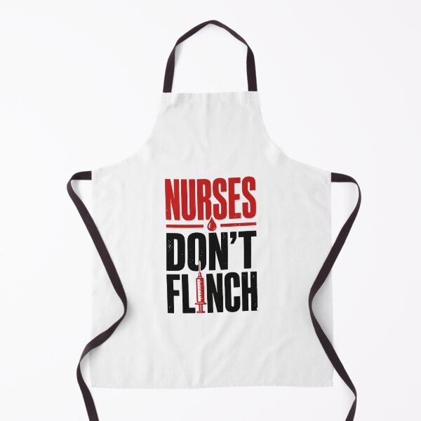 Item preview, Nurses Don't Flinch Brave RN Nurse Pride Gift Funny Nurse designed and sold by KiwyStudio.