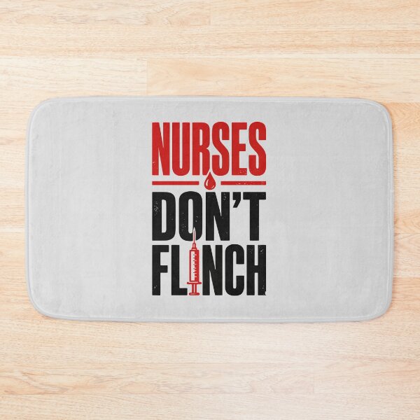 Item preview, Nurses Don't Flinch Brave RN Nurse Pride Gift Funny Nurse designed and sold by KiwyStudio.