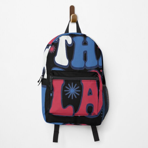 Item preview, Retro Land That I Love Groovy Patriotic Wavy Typography designed and sold by TeNovaStudio.